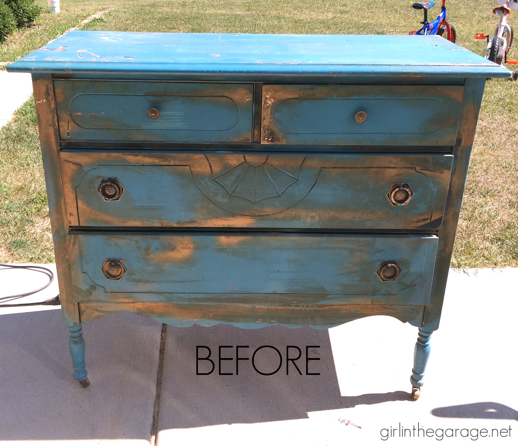 Already Painted Dresser Makeover Girl In The Garage