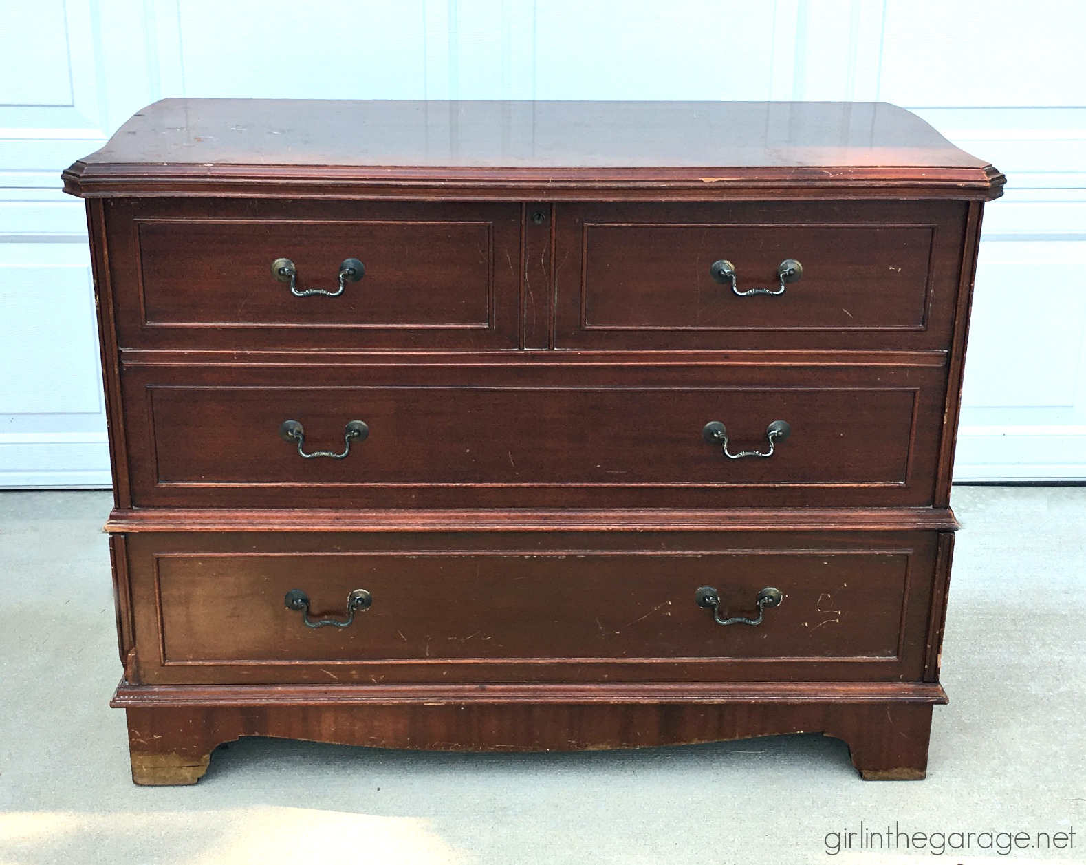 Cedar wood deals chest of drawers