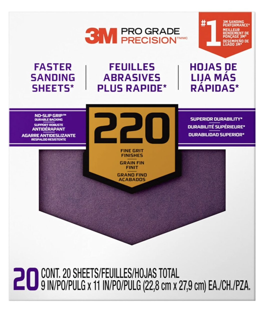 3M sandpaper 220 grit - Girl in the Garage