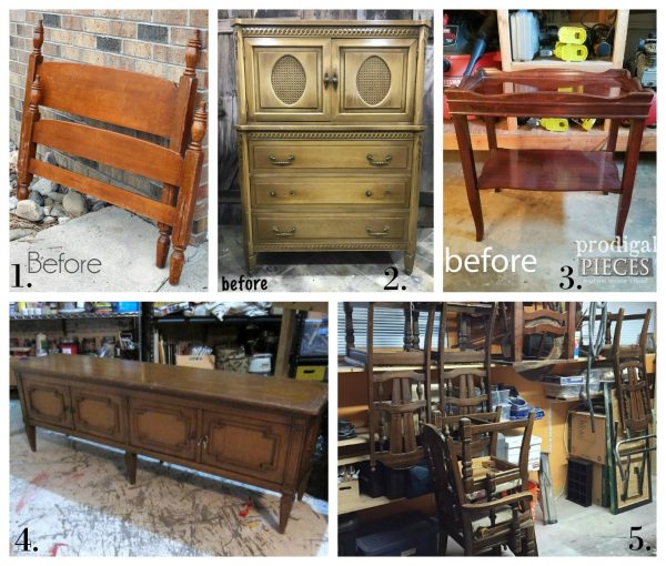 Painted Antique Sideboard Makeover Girl in the Garage®