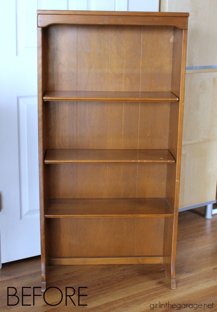 Bookcase makeover - before