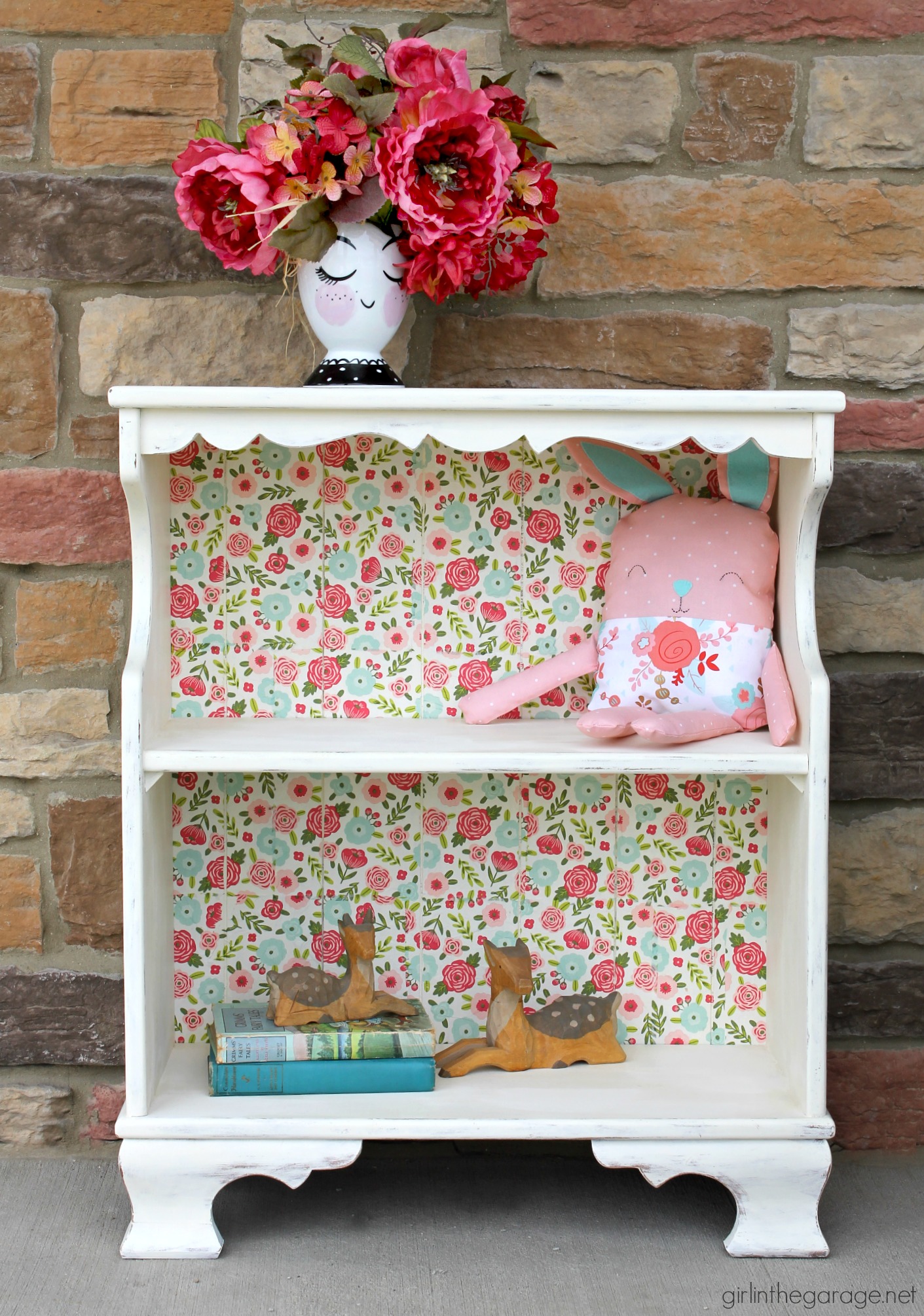 How to Decoupage Furniture - Girl in the Garage