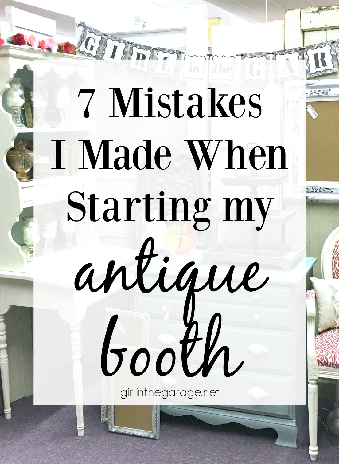 Tips for how to rent an antique booth space to sell your goods