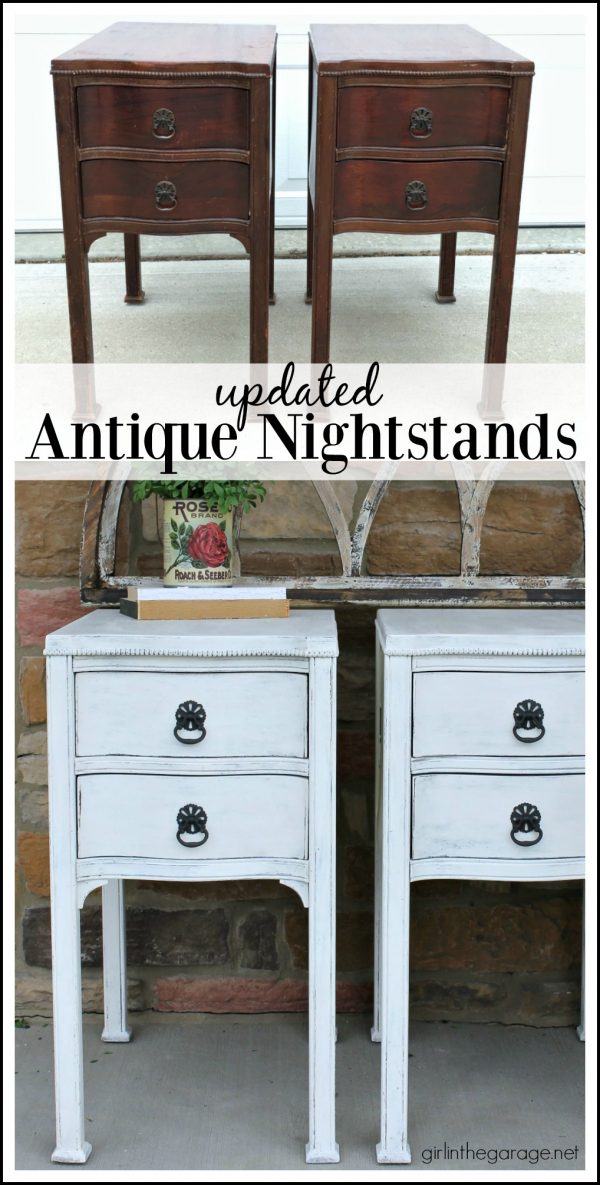 Updated Antique Nightstands - Girl in the Garage®