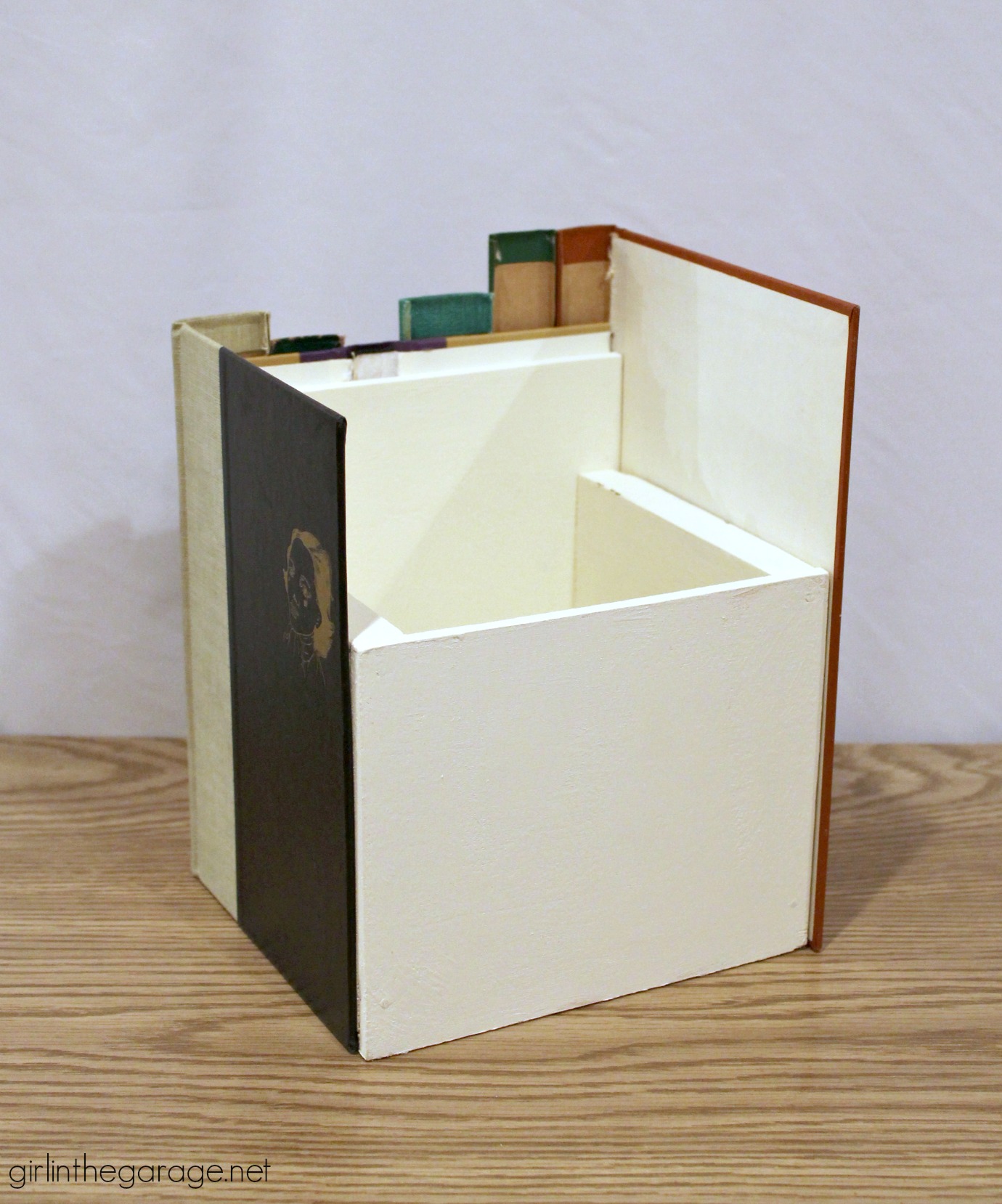 Cómo Hacer una CAJA en Forma De LIBRO con Candado*.[Book Box Secret  Storage] DIY 