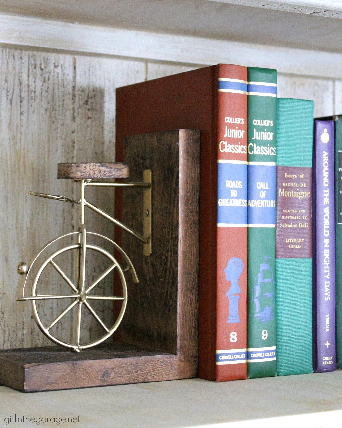 DIY HIDDEN STORAGE  Free Book Upcycle 