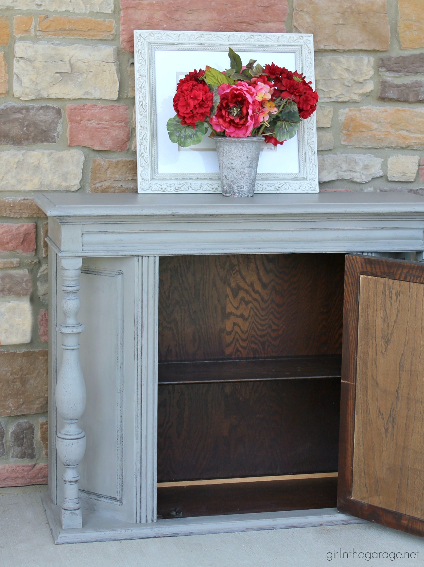 DIY Simple furniture makeovers - transform thrifted furniture into refreshed pieces with some TLC and paint. Tutorial by Girl in the Garage