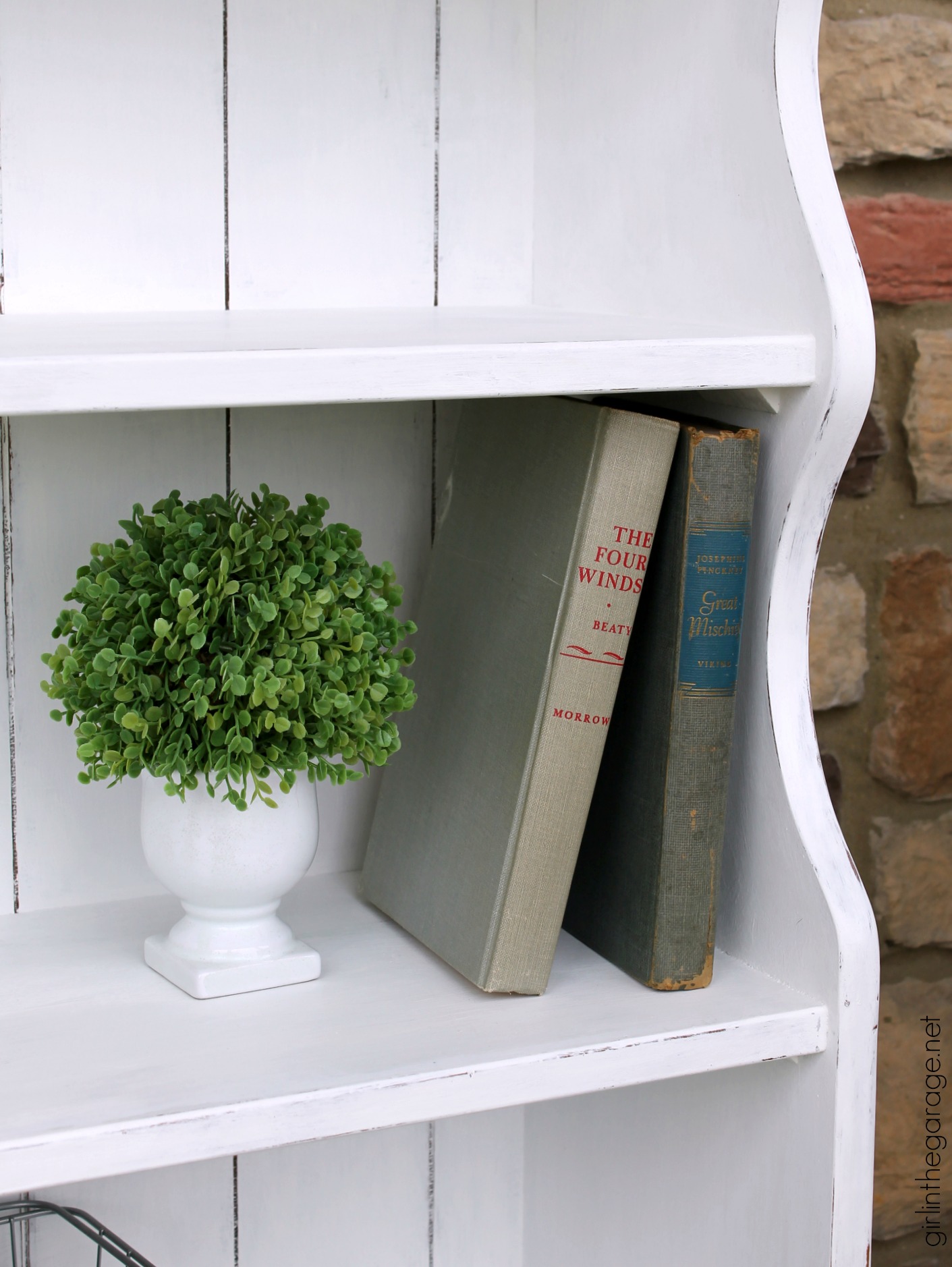 DIY Simple furniture makeovers - transform thrifted furniture into refreshed pieces with some TLC and paint. Tutorial by Girl in the Garage