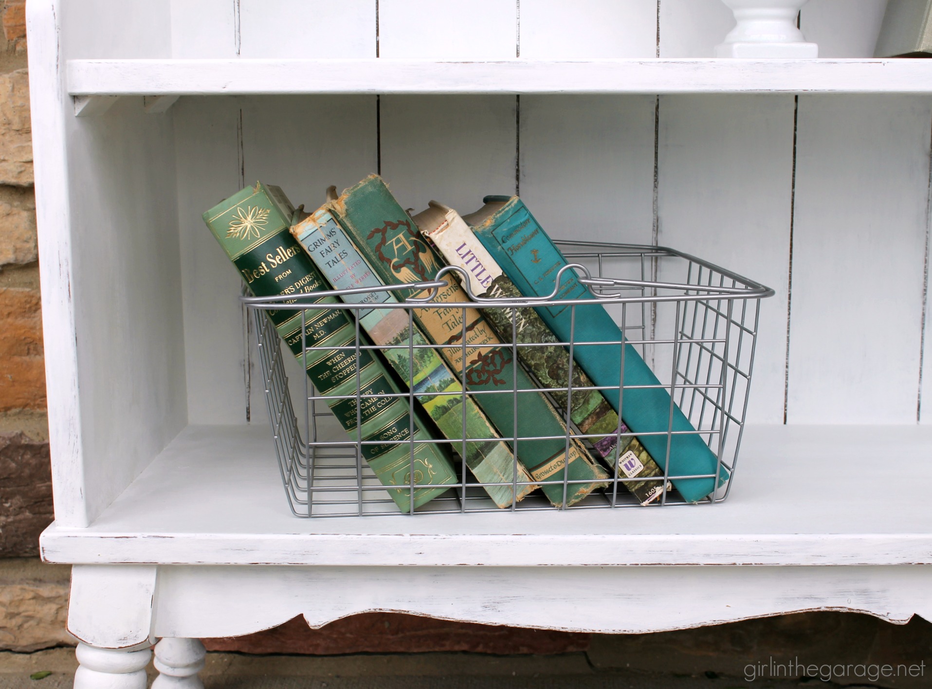 DIY Simple furniture makeovers - transform thrifted furniture into refreshed pieces with some TLC and paint. Tutorial by Girl in the Garage