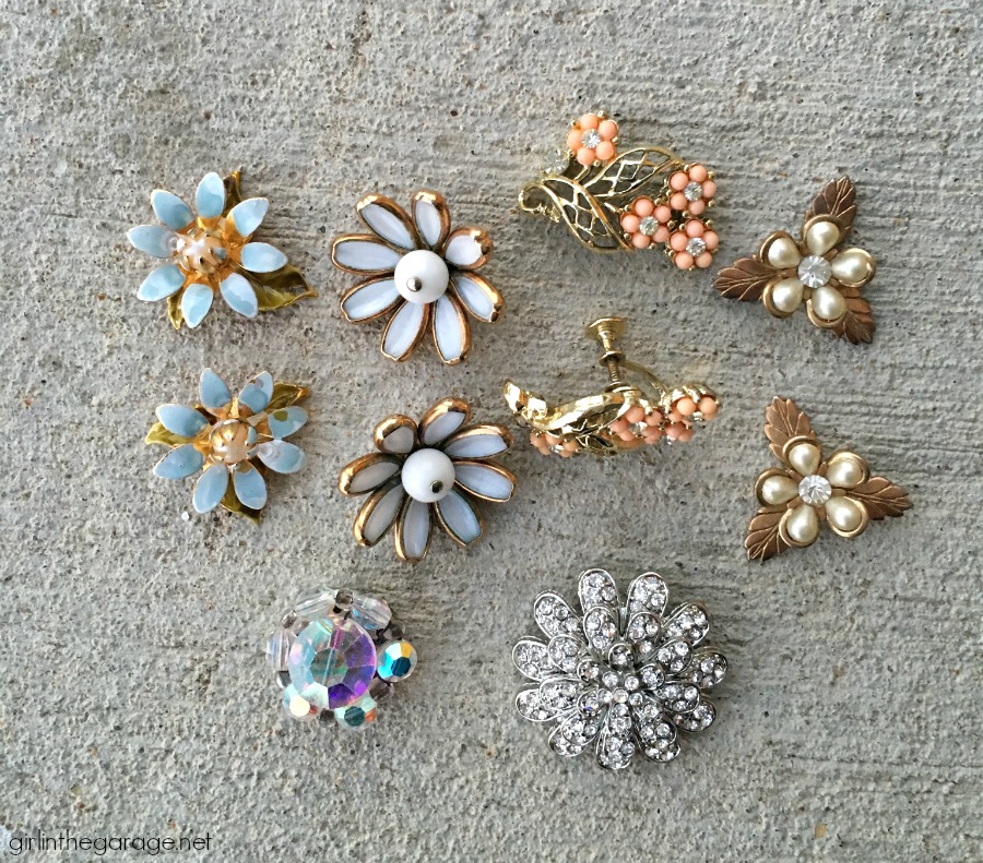 Repurposed vintage hot sale jewelry diy