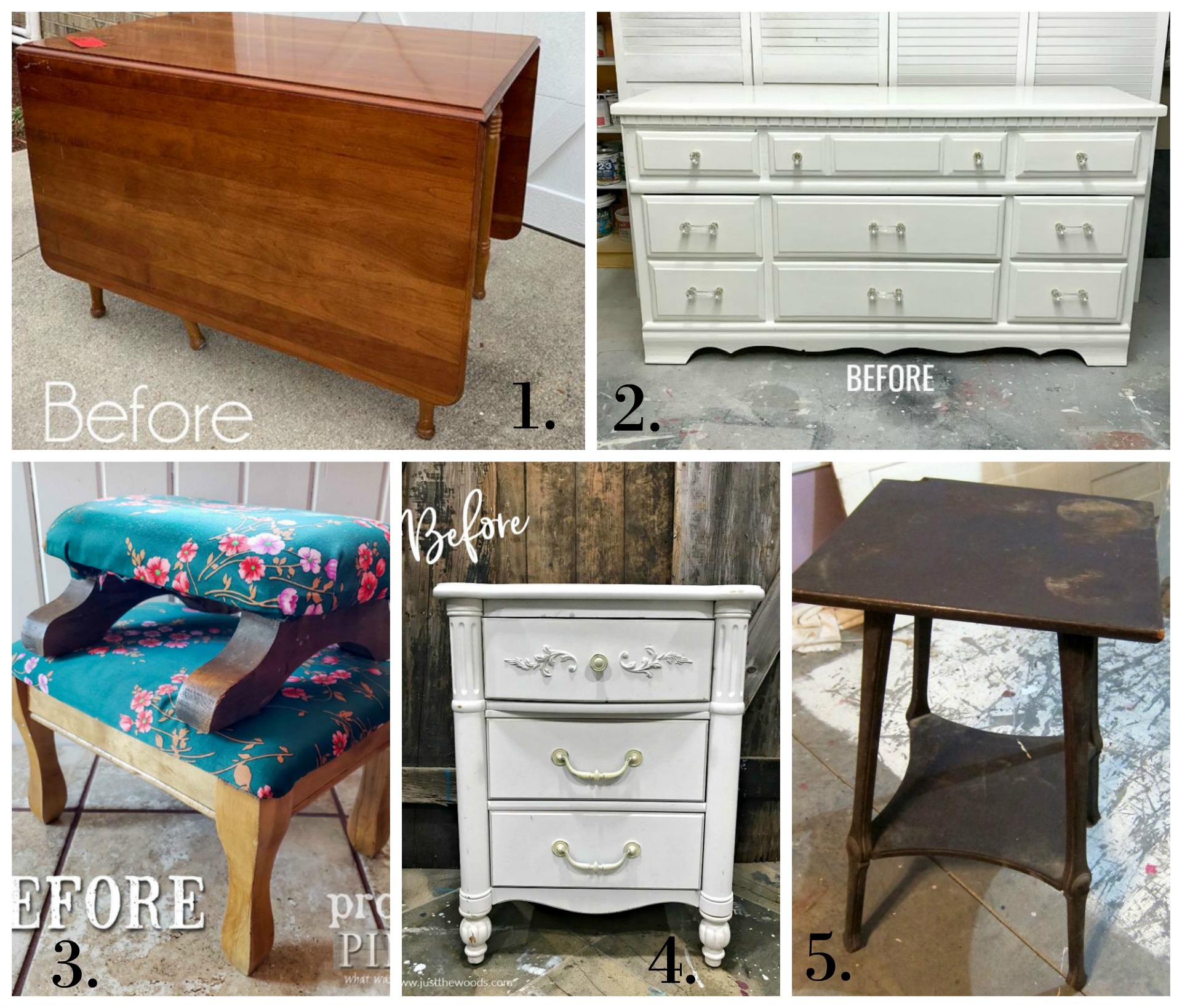 Furniture Fixer Uppers - Jan 2019