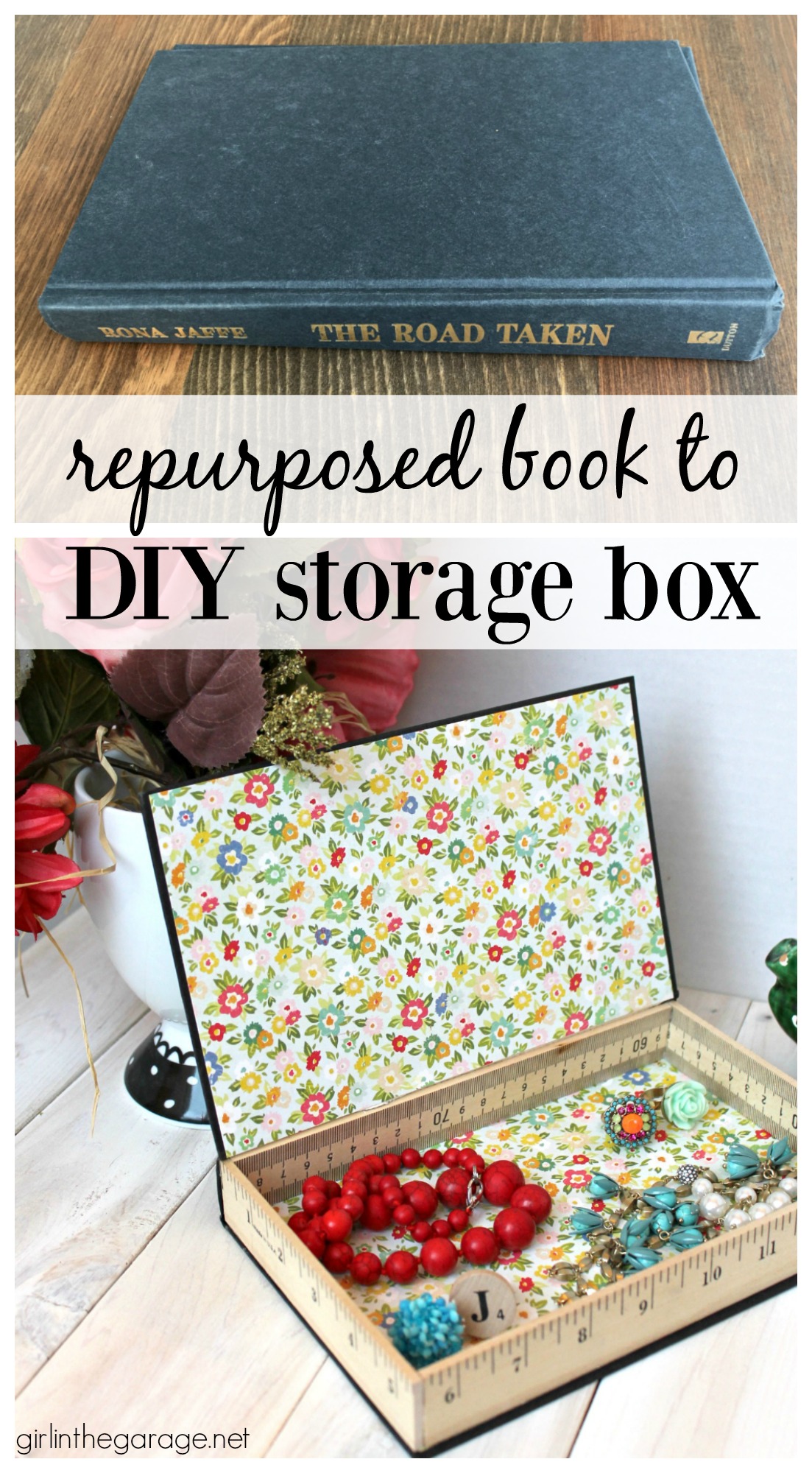 Repurposed Book Cover - Girl in the Garage®