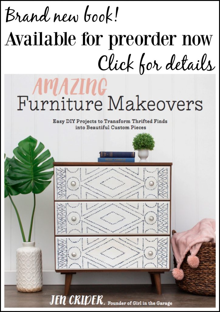 Amazing Furniture Makeovers book by Girl in the Garage, available for preorder now