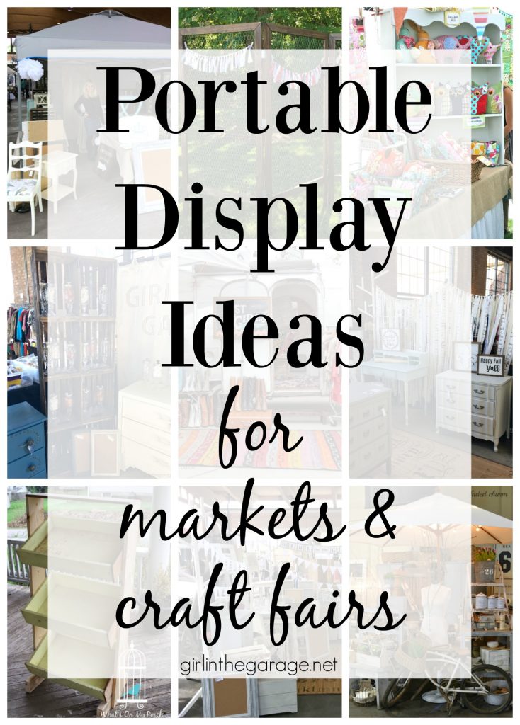 Portable Display Ideas for Vintage Markets and Craft Fairs - Girl in the Garage