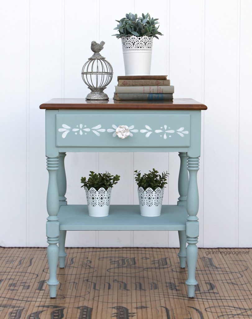 Nightstand Chalk Paint Tutorial — The Grace House