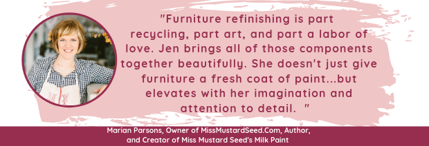 Miss Mustard Seed review for Amazing Furniture Makeovers