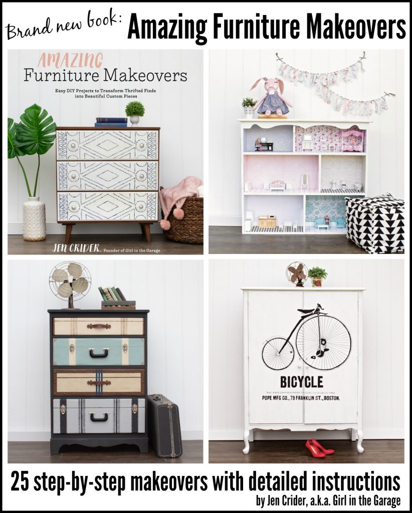 Amazing Furniture Makeovers book by Jen Crider, Girl in the Garage