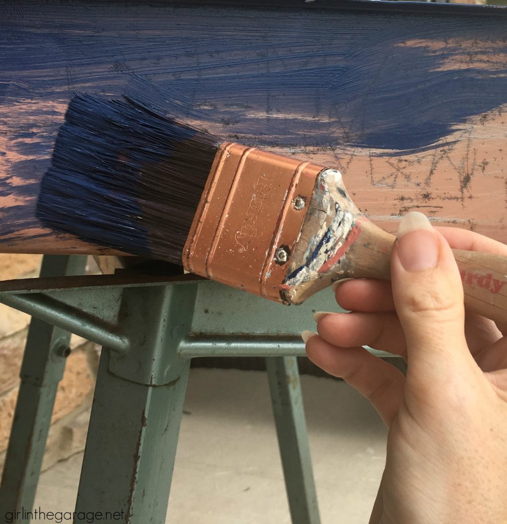 How To Paint A Metal Desk Makeover Two Fails Girl In The Garage