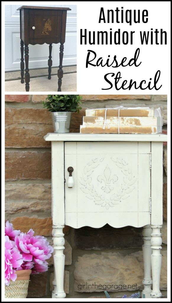 How To Add A Raised Stencil To Furniture Girl In The Garage