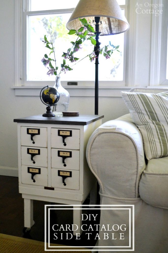 21 Amazing DIY Card Catalogs and Industrial Storage Makeovers Girl in