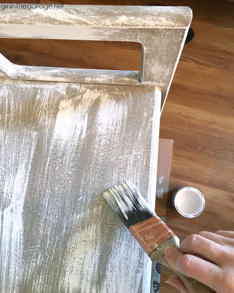 How to paint a folding bookcase - portable and sets up in seconds. Paint a folding bookcase to match your style. By Girl in the Garage