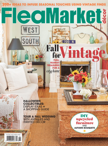 Flea Market Decor magazine feature - Girl in the Garage