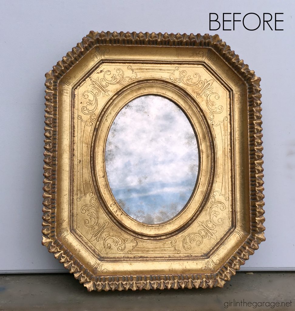 Upcycled Picture Frame into Mirror Art - Prodigal Pieces