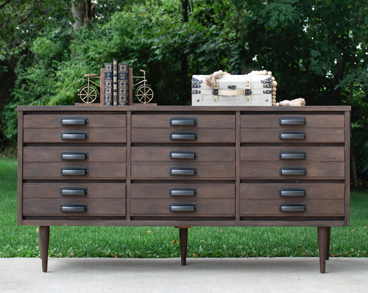 Dresser makeover from the book Amazing Furniture Makeovers by Jen, Girl in the Garage