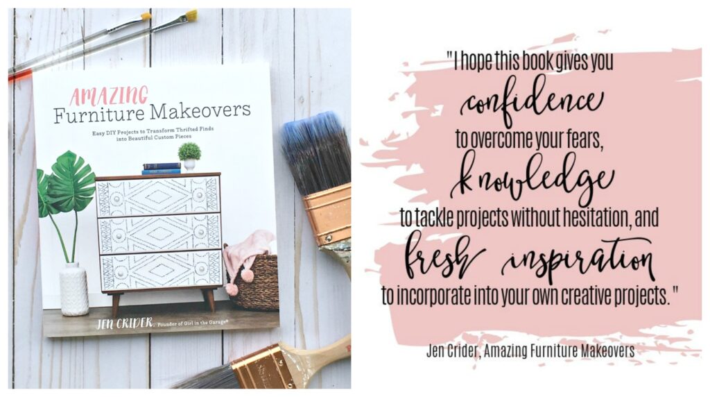 Amazing Furniture Makeovers book by Jen Crider, Girl in the Garage