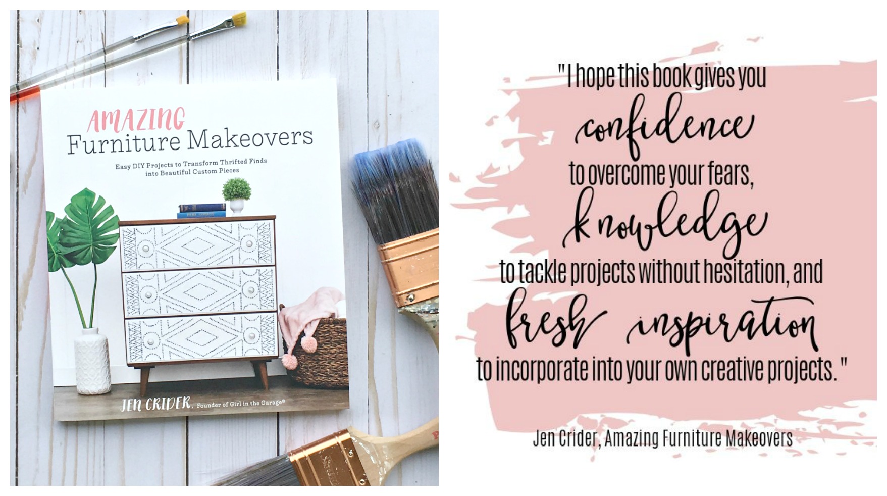 Amazing Furniture Makeovers book by Jen, Girl in the Garage