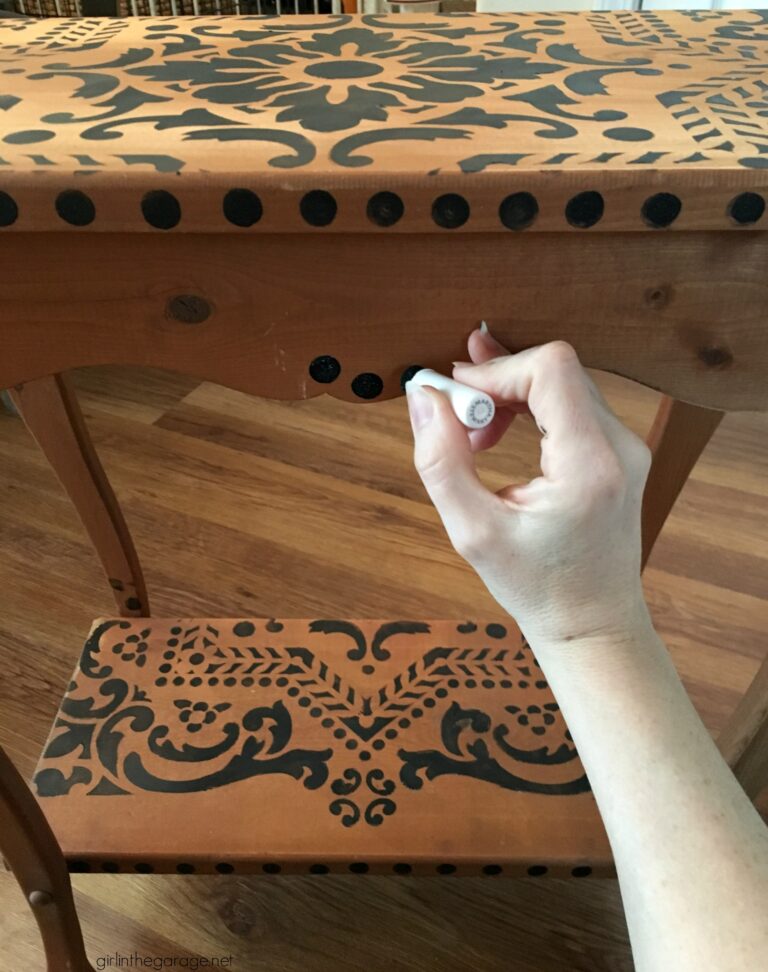 How to Stain Wood Black with Furniture Wax Girl in the Garage®