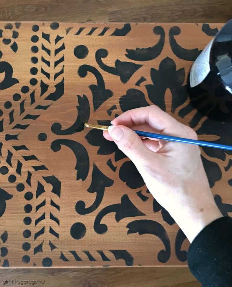 How to Stain Wood Black with Furniture Wax Girl in the Garage®