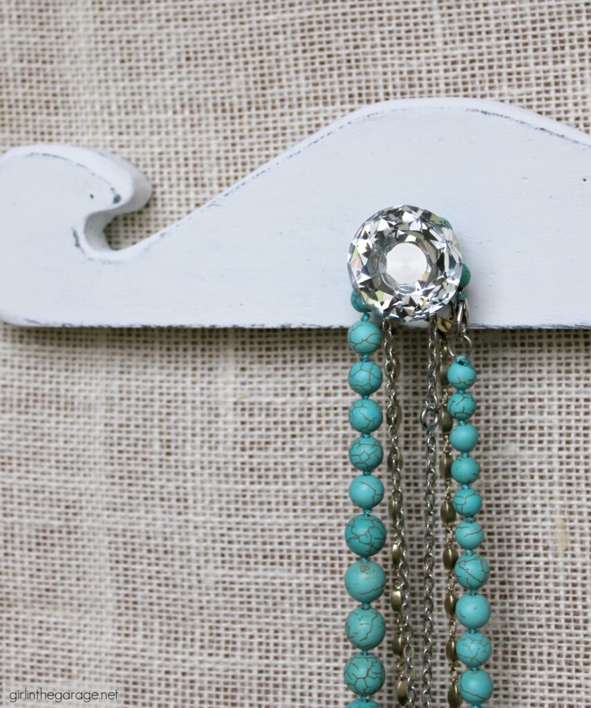 Wall Hooks as Jewelry Storage