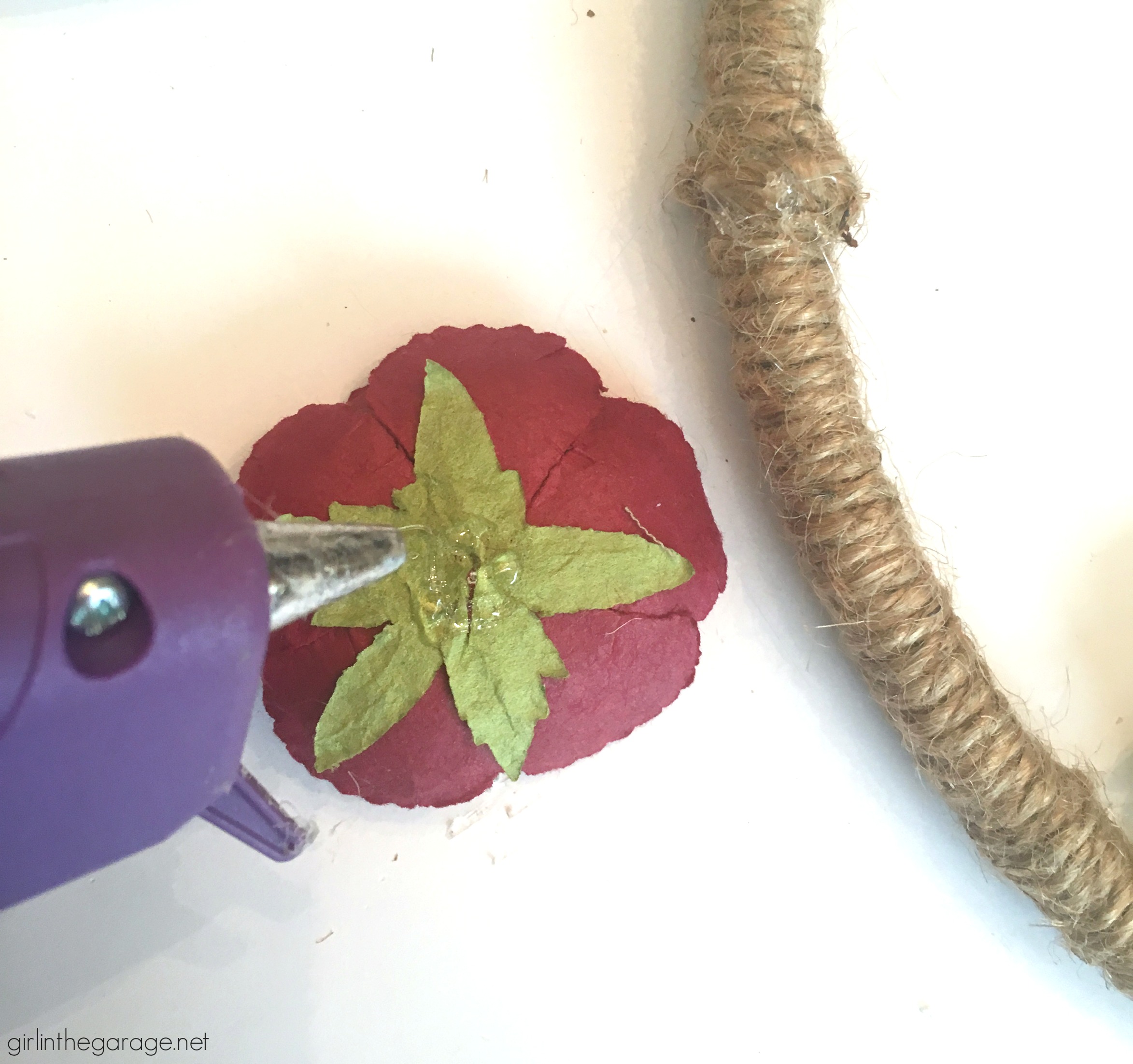 IMG_8007hotglueflowerwreath Girl in the Garage®