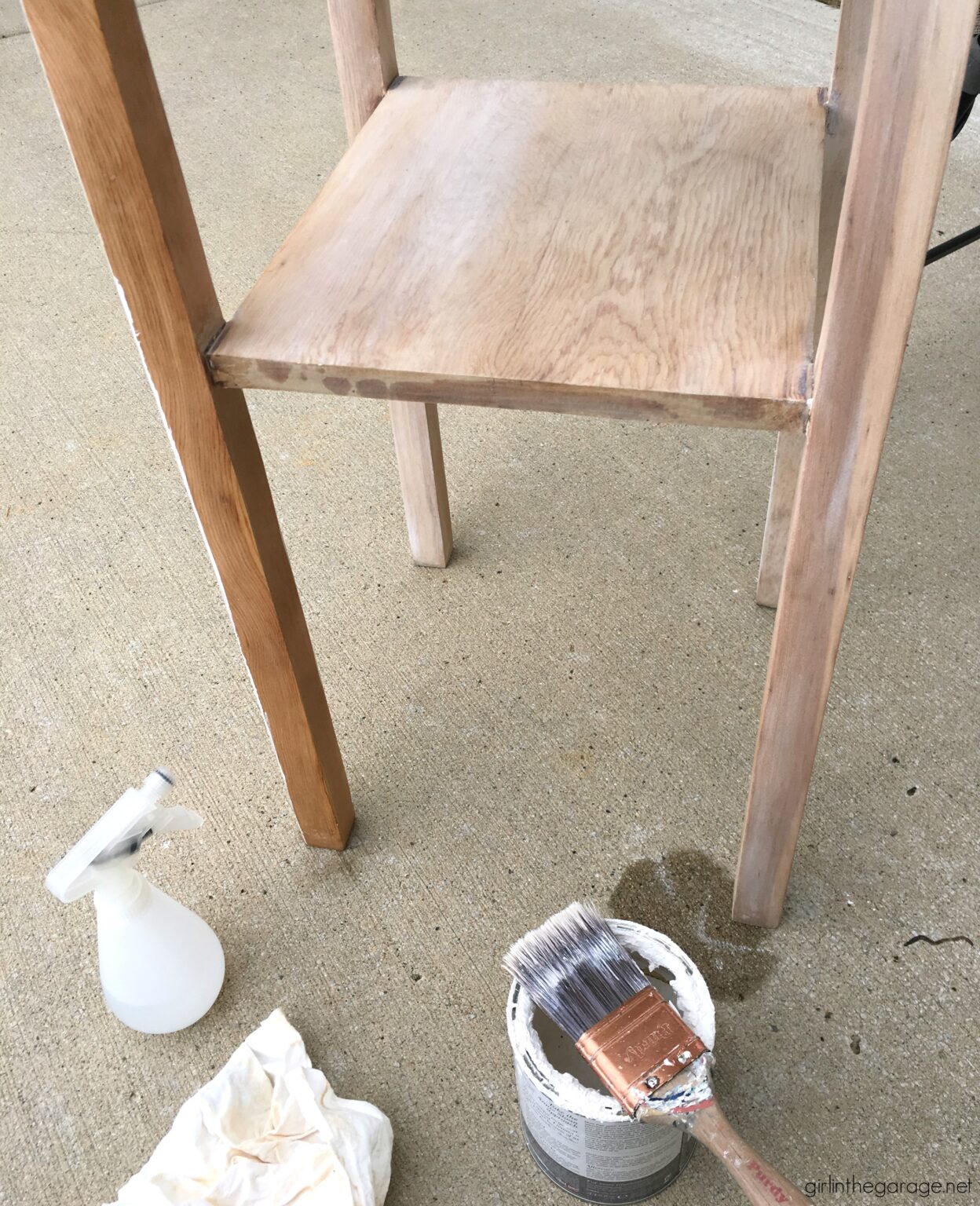 How to Whitewash Furniture with Chalk Paint (+Remove Paint from Wood