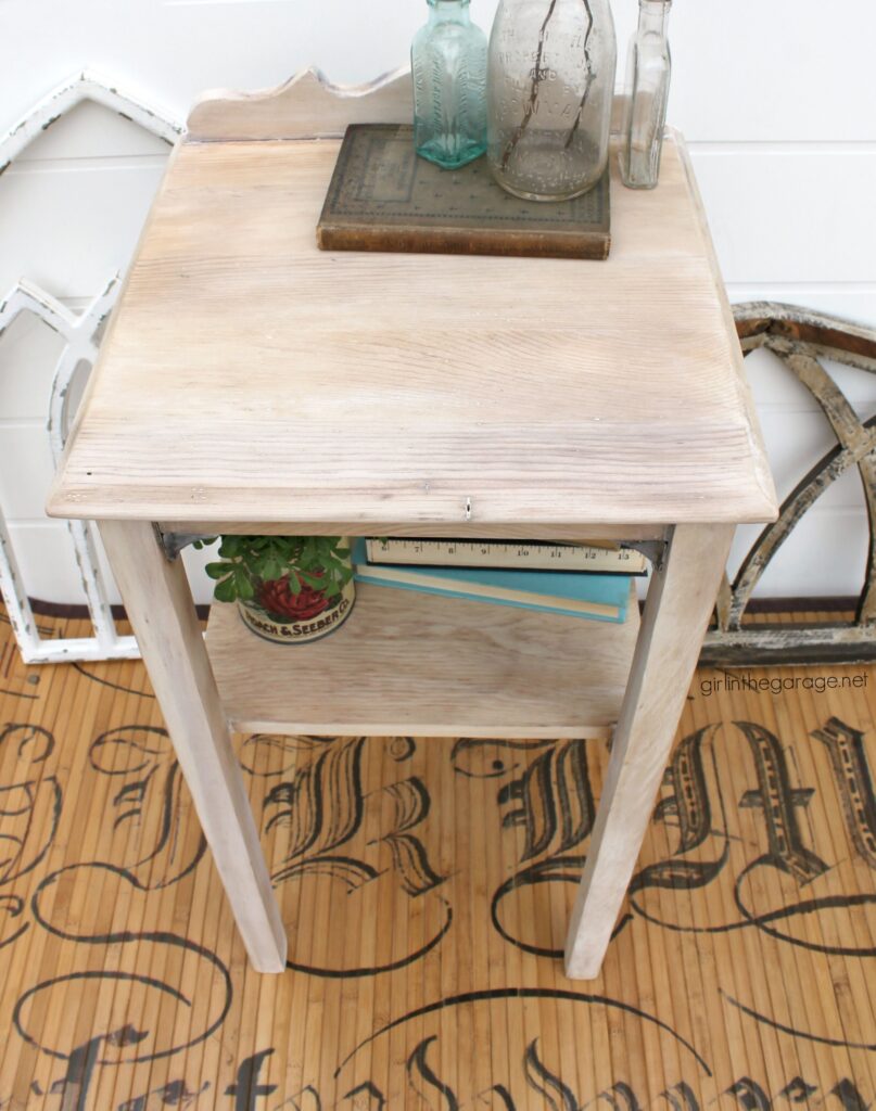 How to Whitewash Furniture with Chalk Paint (+Remove Paint from