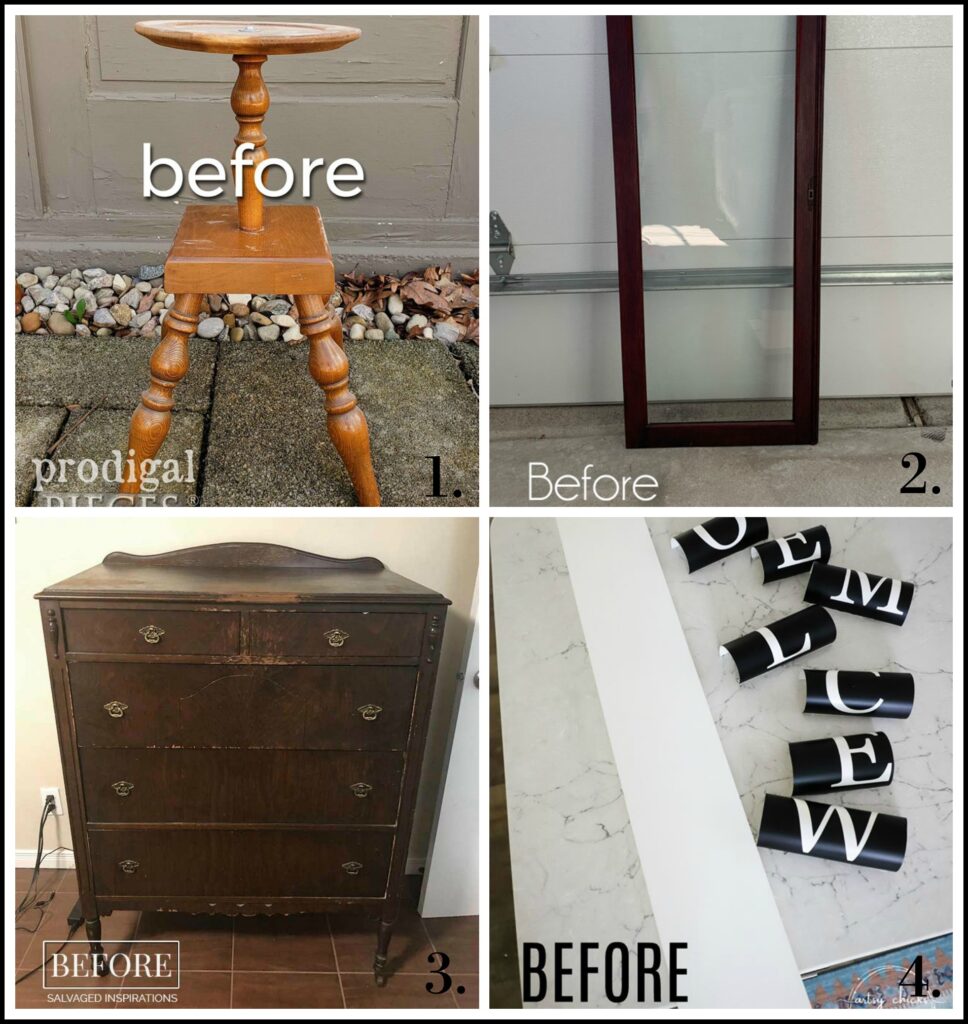 Trash to Treasure Tuesday Makeovers - April 2020