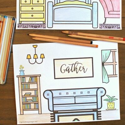 Printable House Coloring Pages