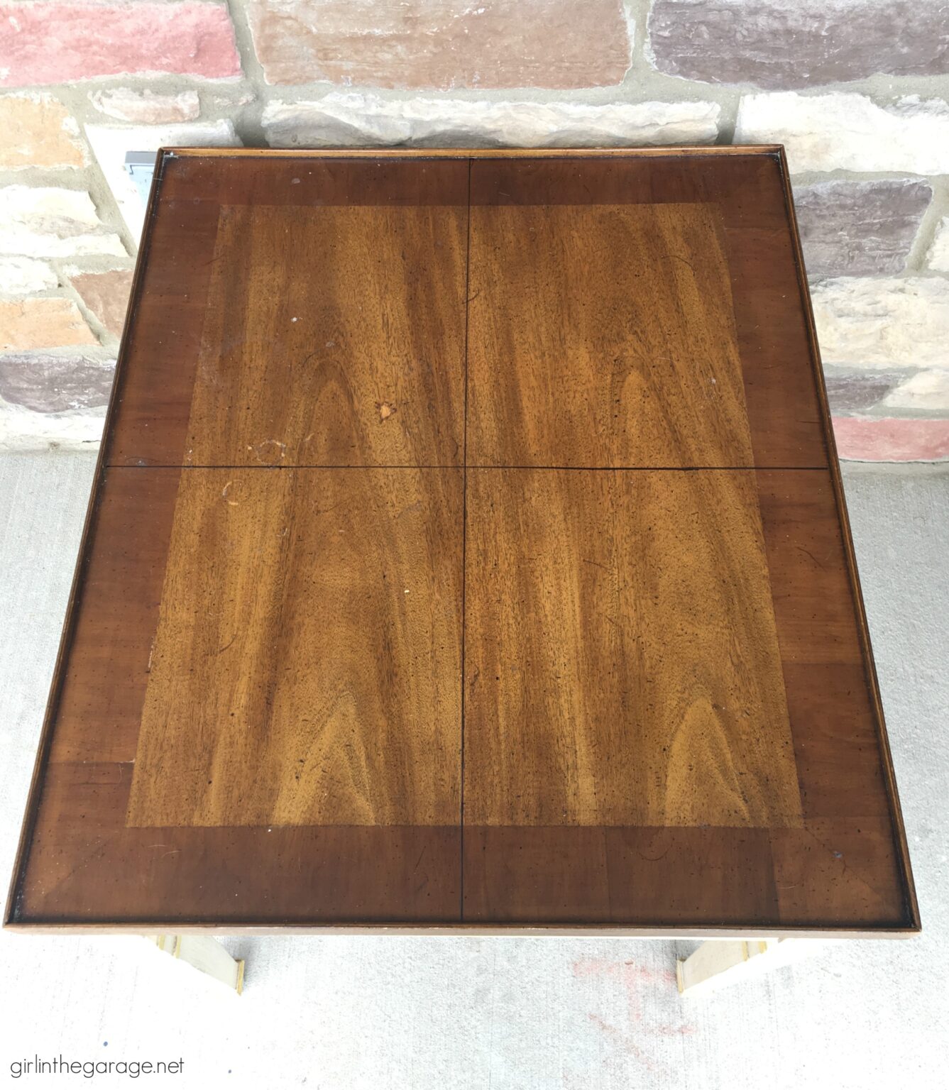 DIY Wood Mosaic Table Top Girl in the Garage®