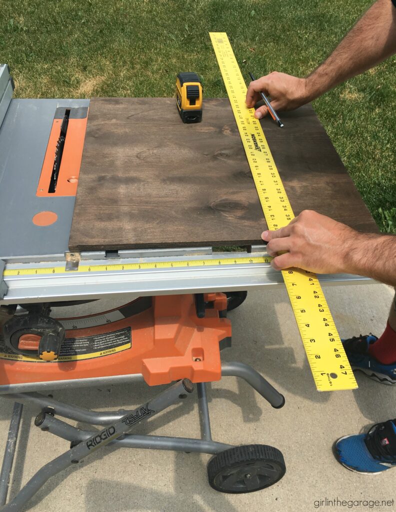 How to rebuild a desk drawer using pocket holes. DIY painted furniture ideas by Girl in the Garage