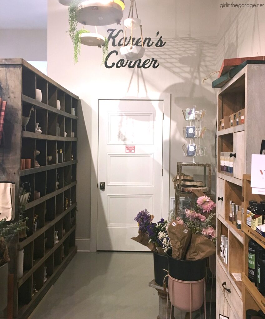 What's it like to visit the new Two Chicks District Co store in Indianapolis, owned by Mina Starsiak Hawk of HGTV's Good Bones? By Girl in the Garage