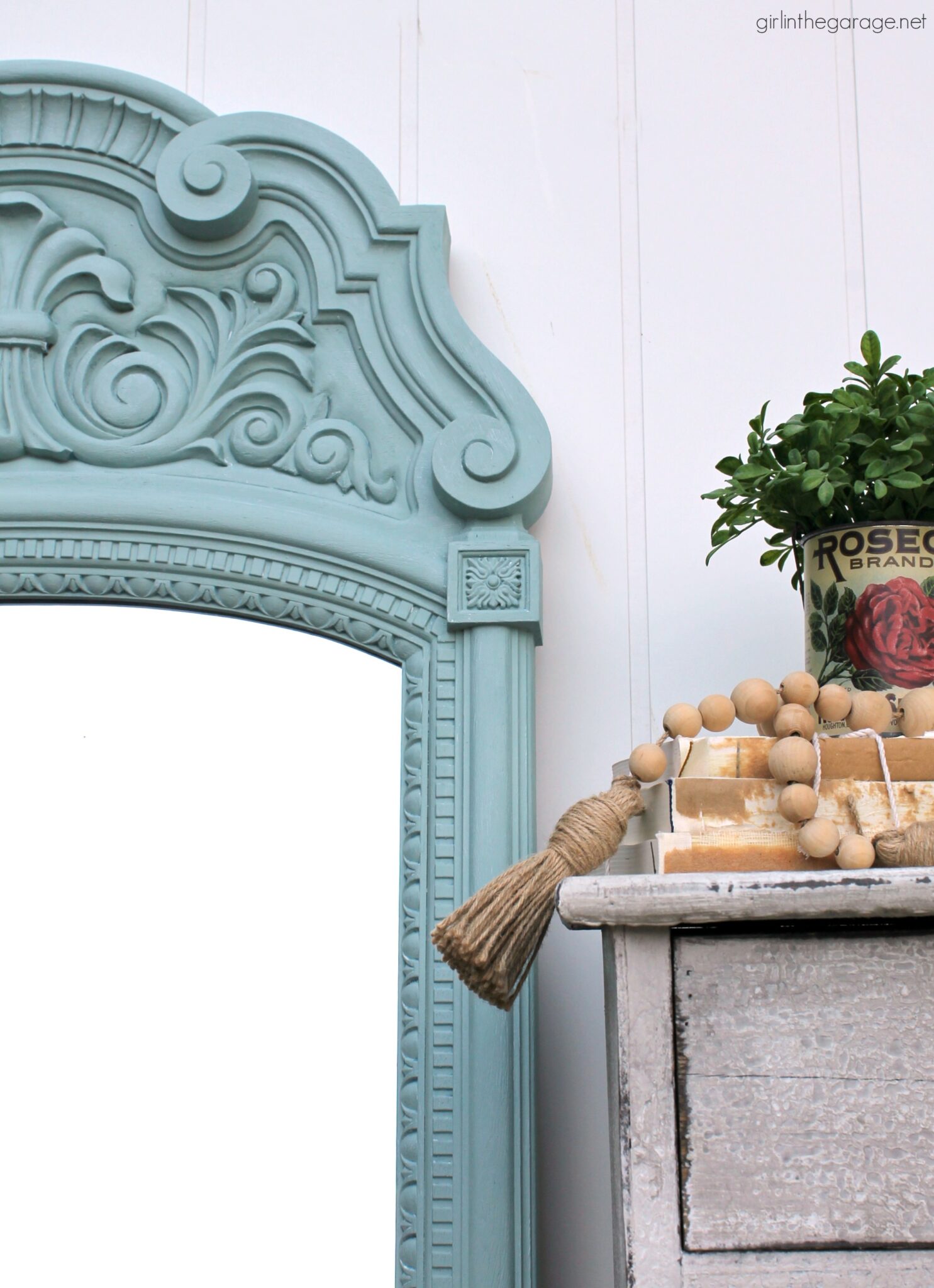 Painting a Mirror Frame Easy Yet Stunning Ideas Girl in the Garage®