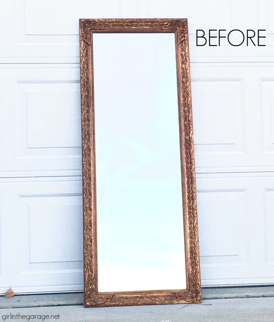 How to Paint a Mirror Frame