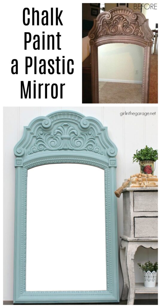 painting antique mirror frame