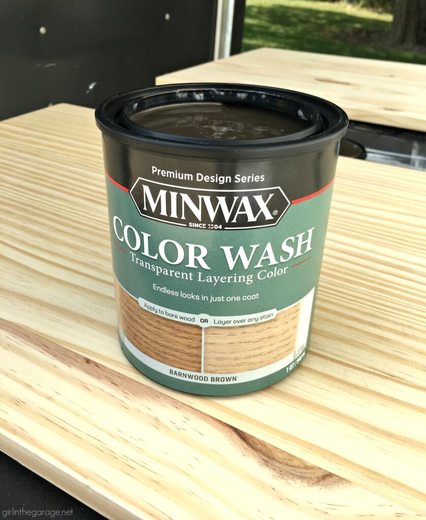 Learn how to stain wood in this refinished card catalog tutorial with Minwax products. #ad DIY makeover ideas by Girl in the Garage