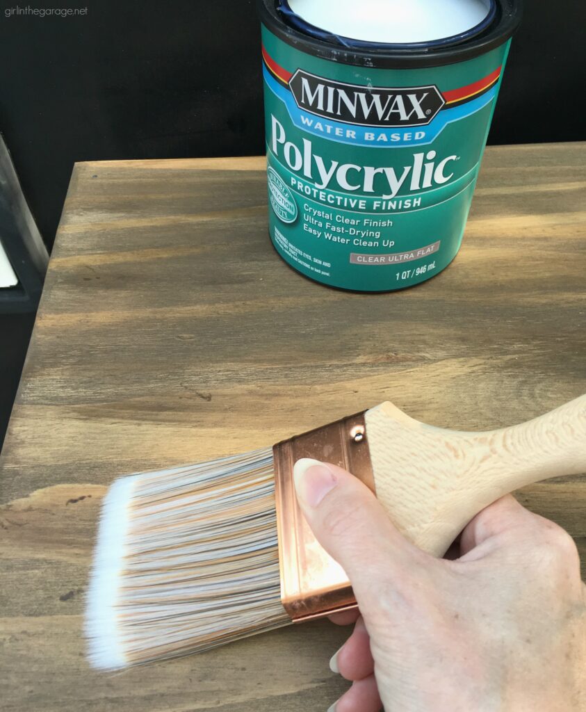 Learn how to stain wood in this refinished card catalog tutorial with Minwax products. #ad DIY makeover ideas by Girl in the Garage