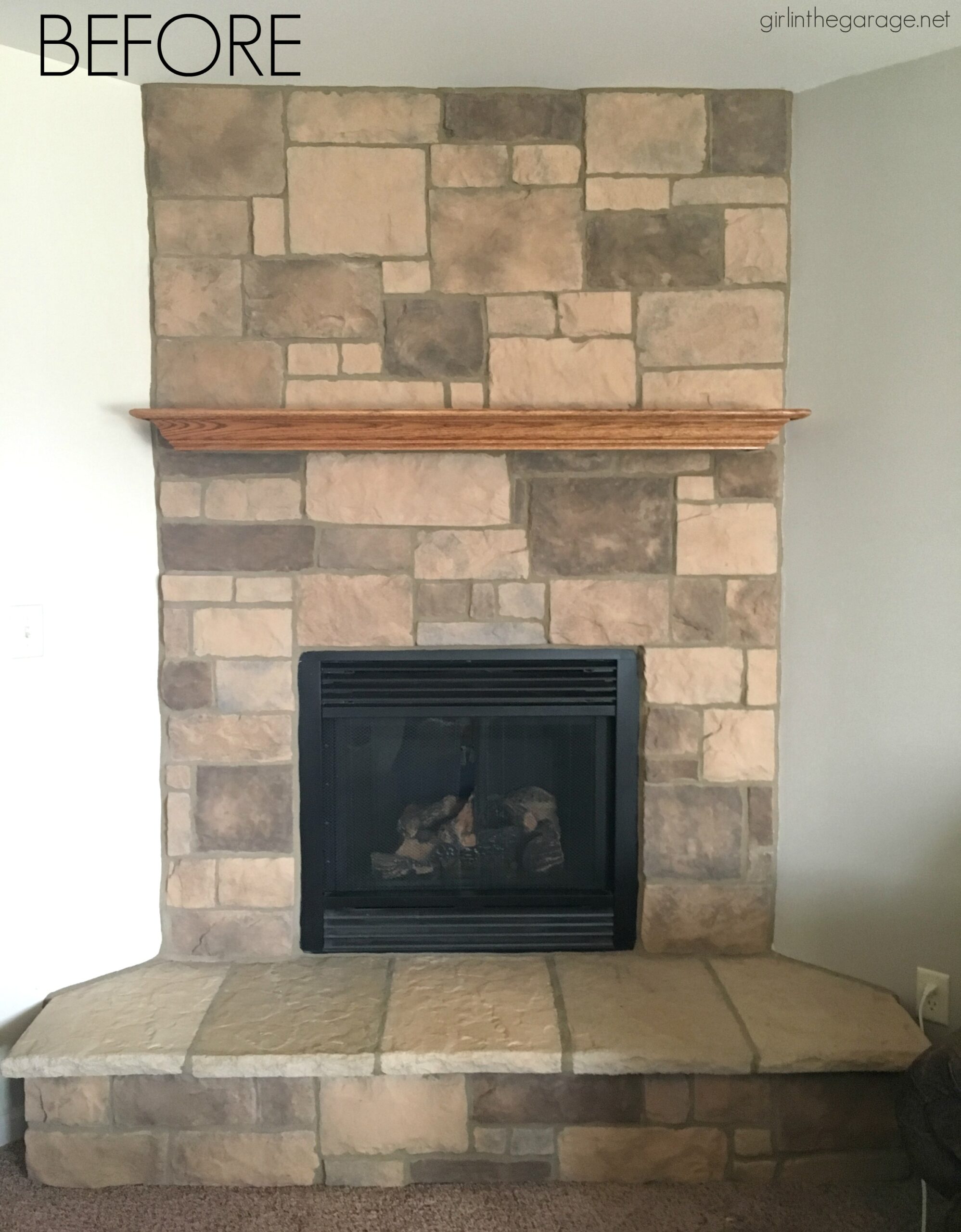 Painting A Stone Fireplace Guide - How To Paint A Fireplace