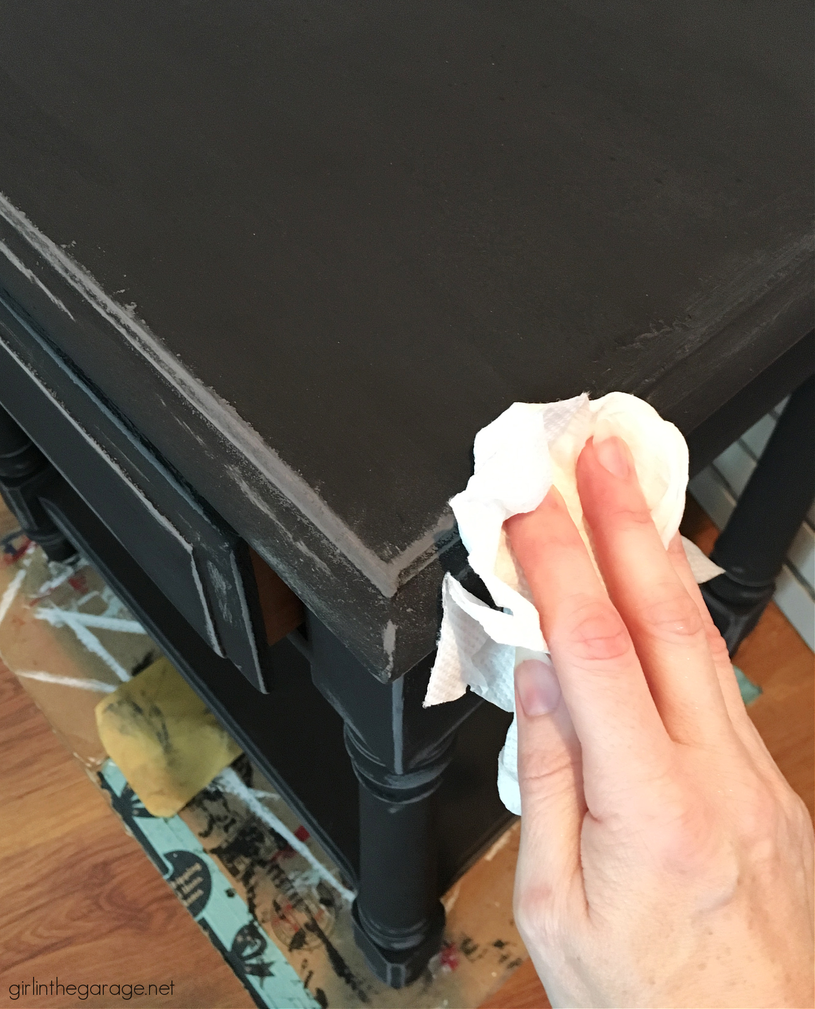 10 Don'ts with Chalk Paint Wax: Clear, Dark, White, Black