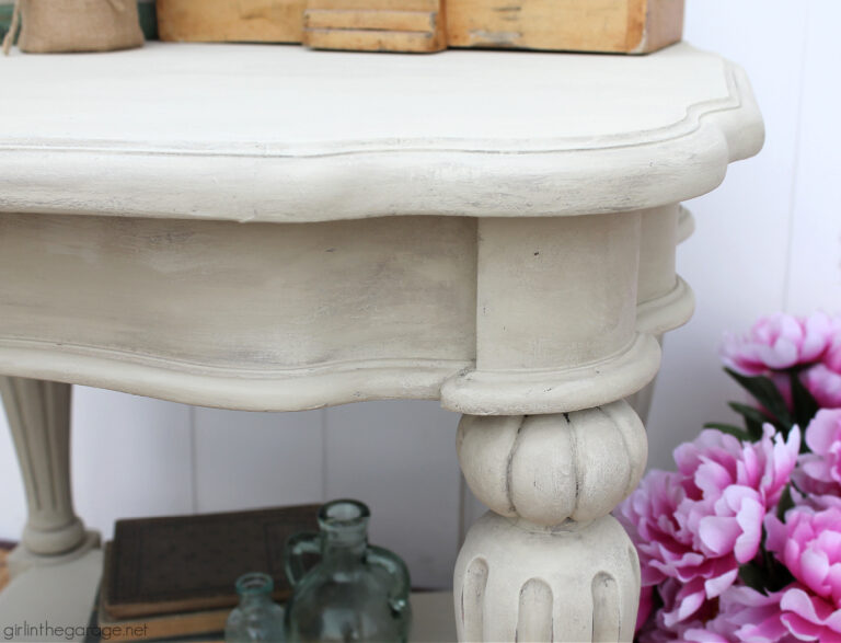 How to Create a Driftwood Finish with Chalk Paint Girl in the Garage®