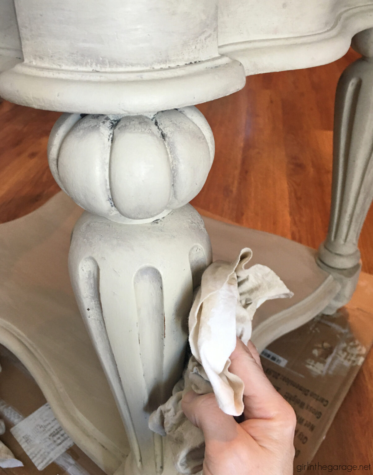 How to Create a Driftwood Finish with Chalk Paint Girl in the Garage®